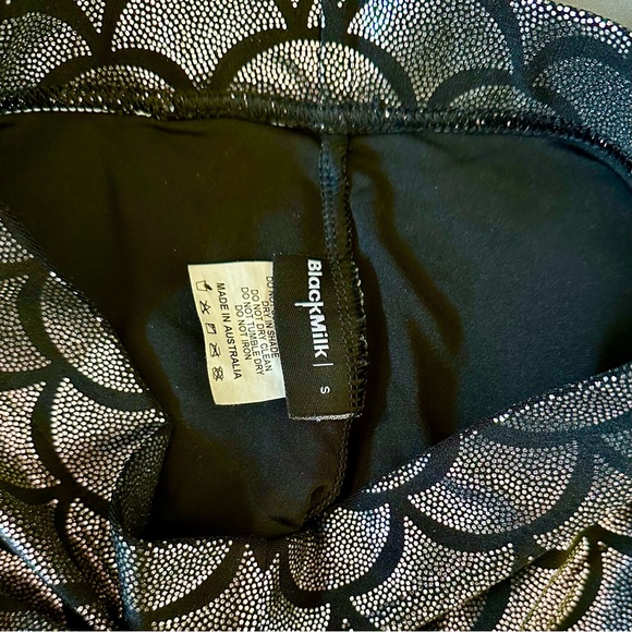 Black Milk Mermaid Musk Foil Leggings Small Iridescent Rare - Picture 5 of 7
